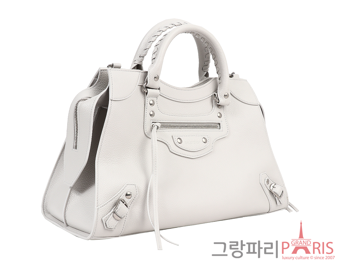 발렌시아가 네오 클래식 시티 미디엄 라이트 그레이