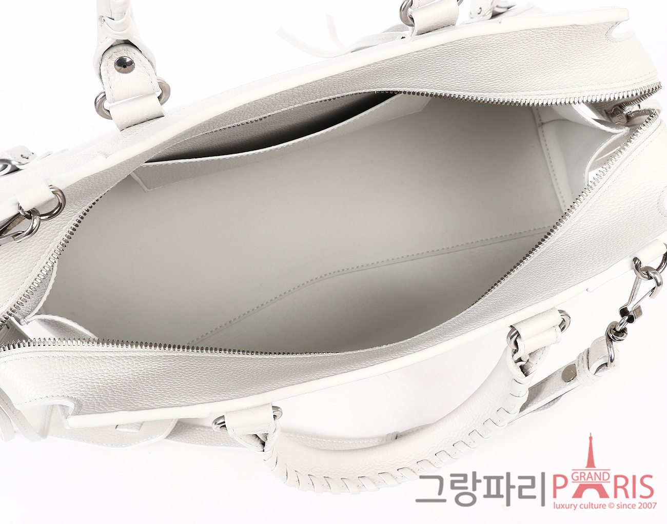 발렌시아가 네오 클래식 시티 미디엄 라이트 그레이