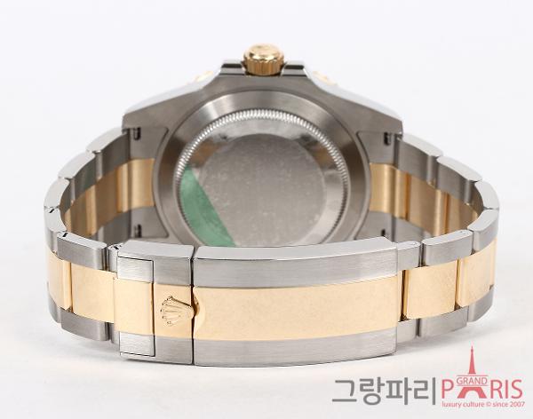 로렉스 서브마리너 41mm 옐로우골드 콤비 블랙 다이얼 126613LN