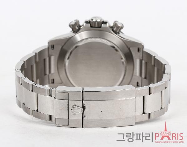 로렉스 데이토나 40mm 스틸 블랙 다이얼 116500LN