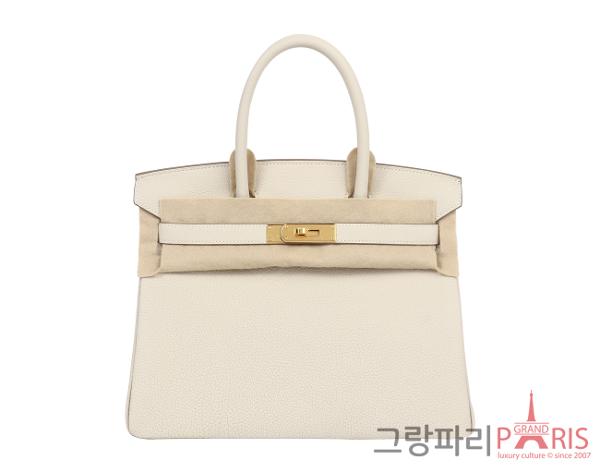 에르메스 벌킨 30 크레 금장 W