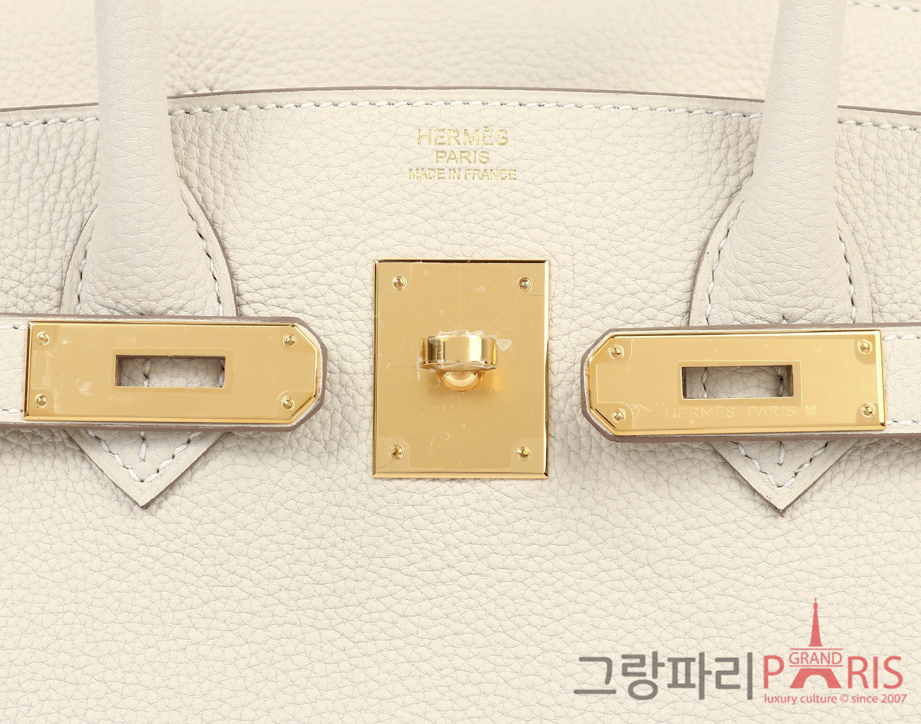 에르메스 벌킨 30 크레 금장 W
