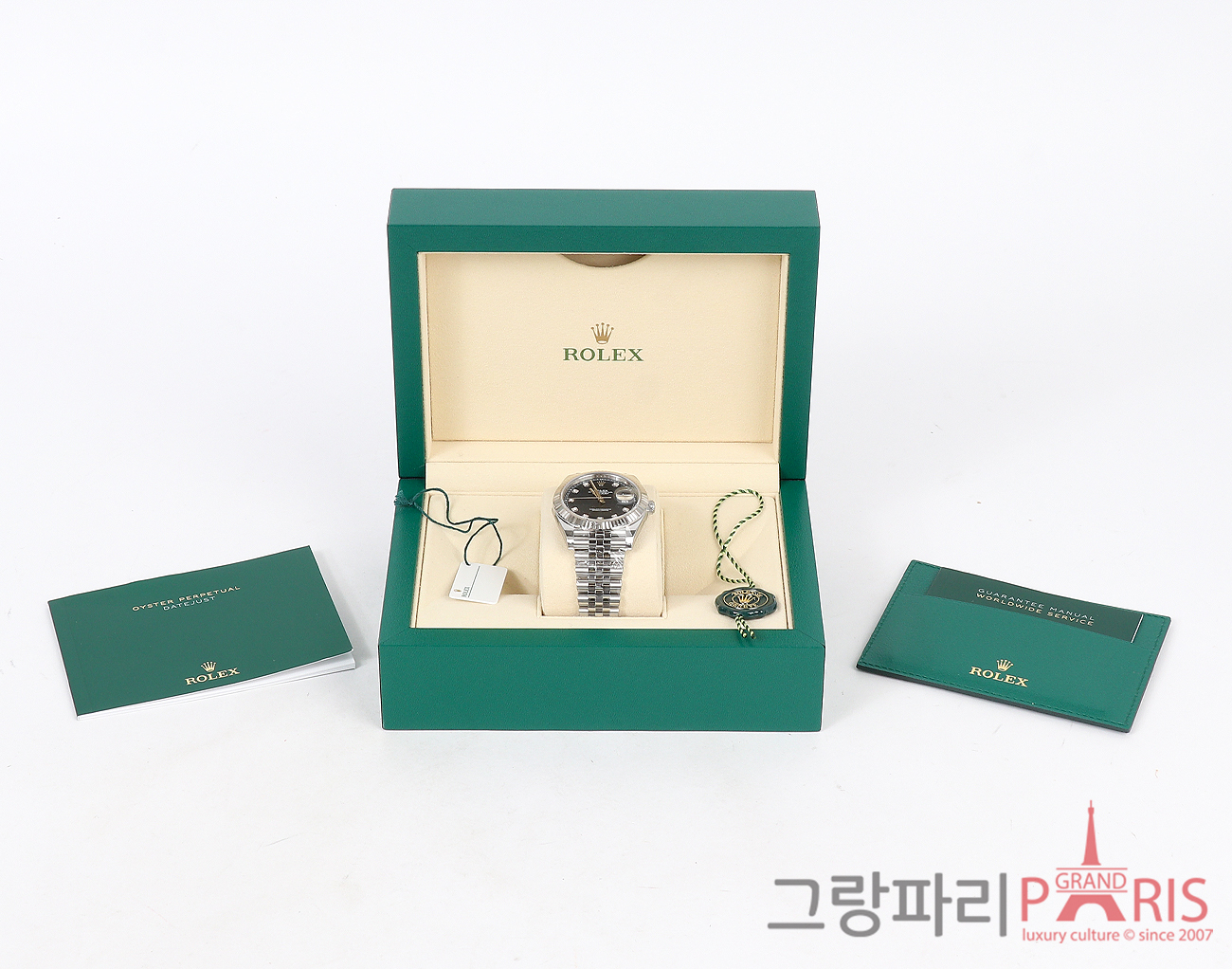 로렉스 데이저스트 41mm 스틸 블루 다이얼 10P 126334