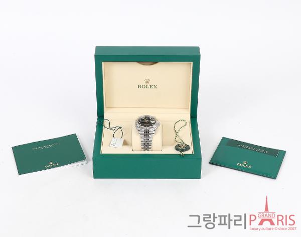 로렉스 데이저스트 41mm 스틸 블루 다이얼 10P 126334