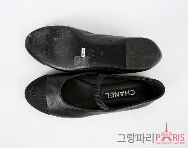 샤넬 CC 메리제인 블랙 37C