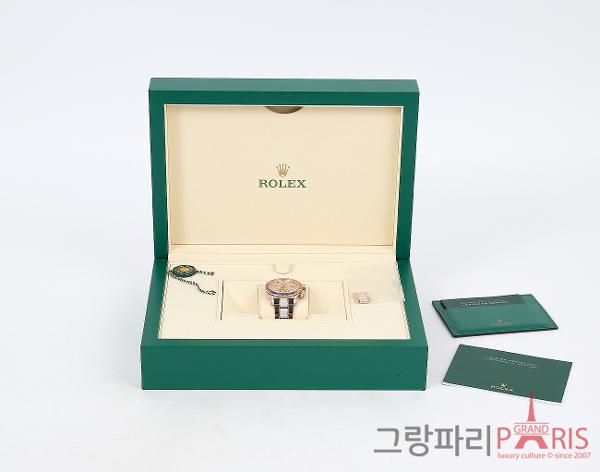 로렉스 데이토나 40mm 레인보우 로즈골드 116595RBOW