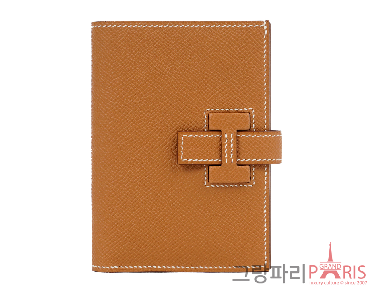 에르메스 뉴 H 빠썽 컴팩트 반지갑 골드 W