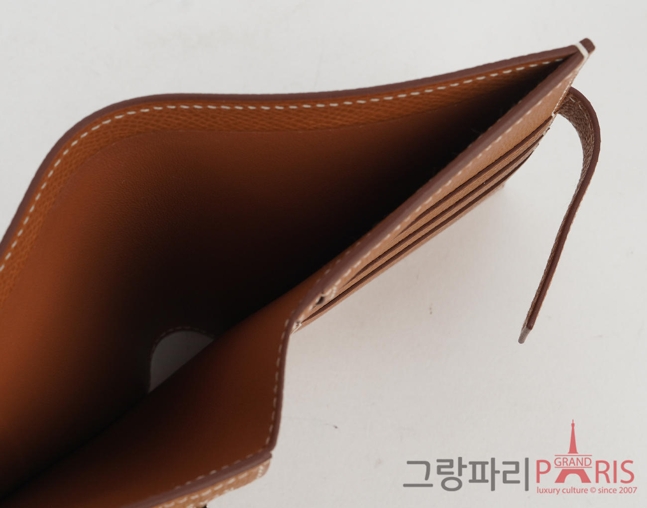 에르메스 뉴 H 빠썽 컴팩트 반지갑 골드 W