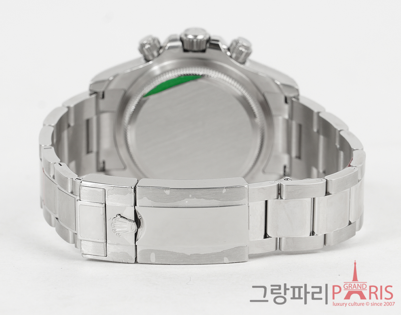 로렉스 데이토나 40mm 스틸 블랙 다이얼 116500LN