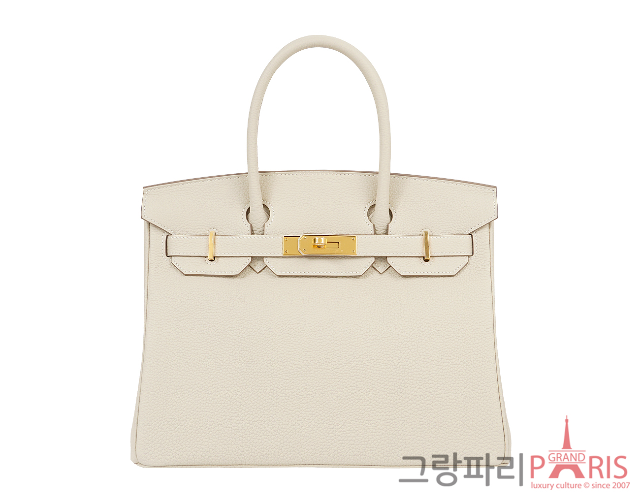 에르메스 벌킨 30 크레 금장 W