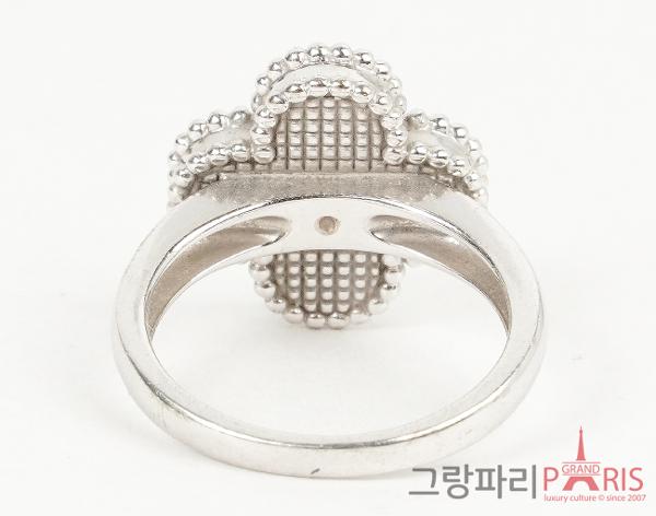 반클리프아펠 빈티지 알함브라 링 화이트골드 터콰이즈 다이아몬드 52
