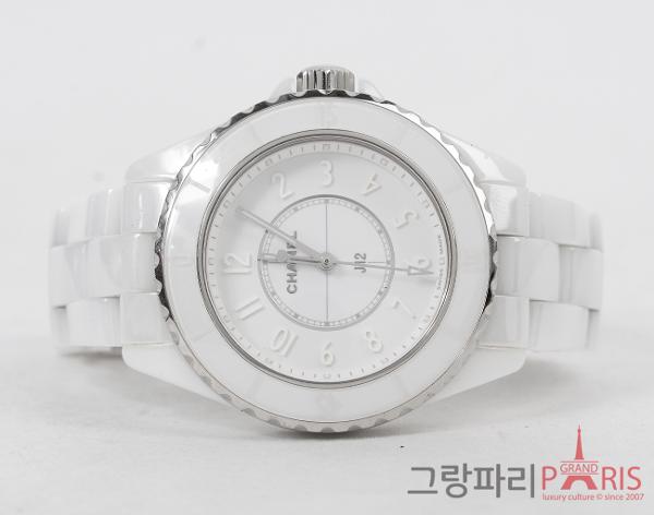 샤넬 J12 팬텀 워치 33mm 화이트 세라믹 H6345