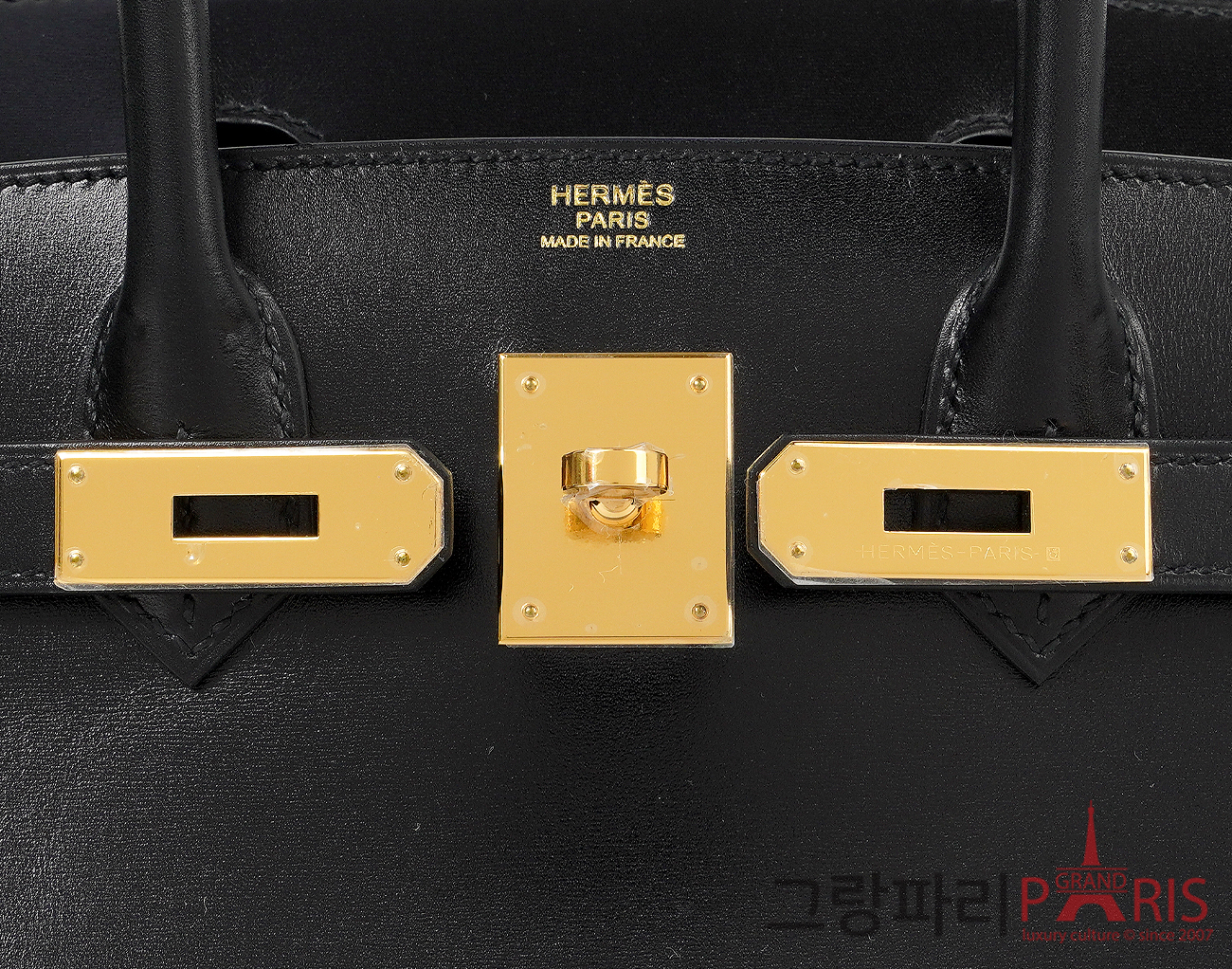 에르메스 벌킨 30 블랙 금장 복스 B