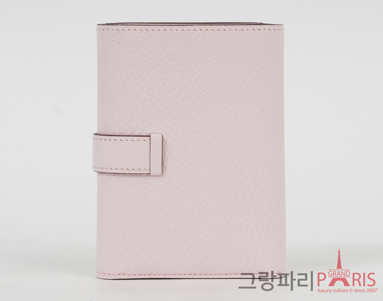에르메스 베안 컴바인 월렛 로즈 달링 은장 W
