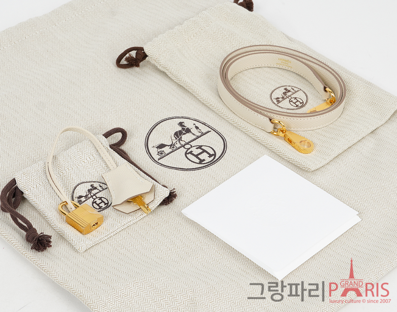 에르메스 셀리에 켈리 25 크레 금장 W