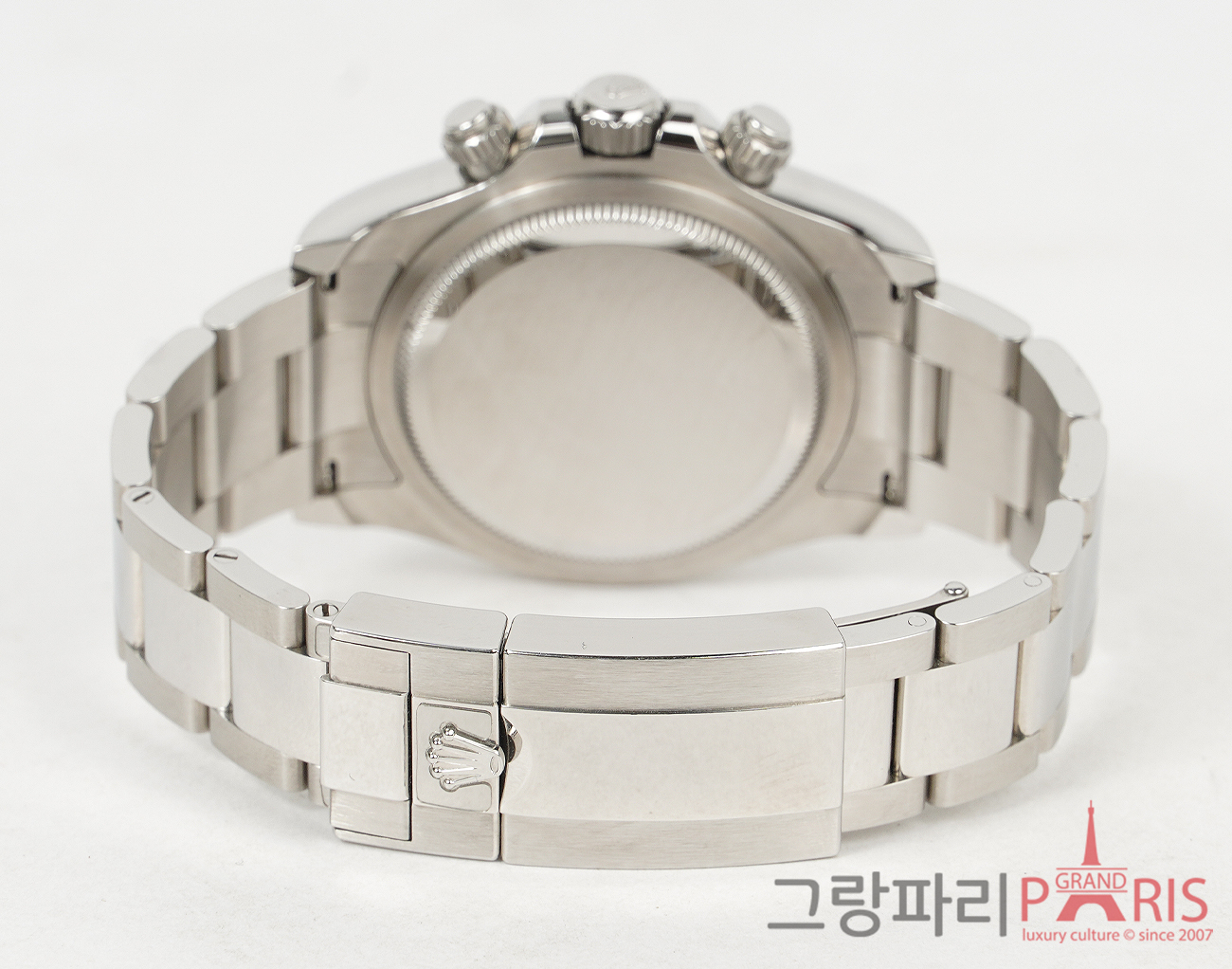 로렉스 데이토나 40mm 스틸 블랙 다이얼 126500LN