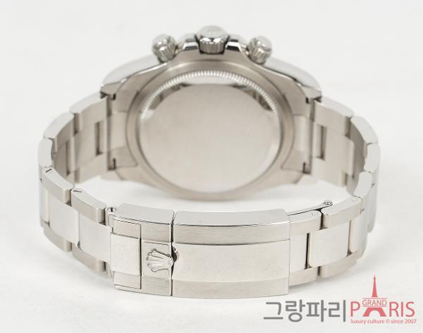 로렉스 데이토나 40mm 스틸 블랙 다이얼 126500LN