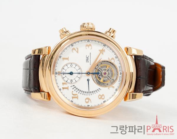 IWC 다빈치 뚜르비옹 레트로그레이드 크로노그래프 44mm 레드골드 IW393101