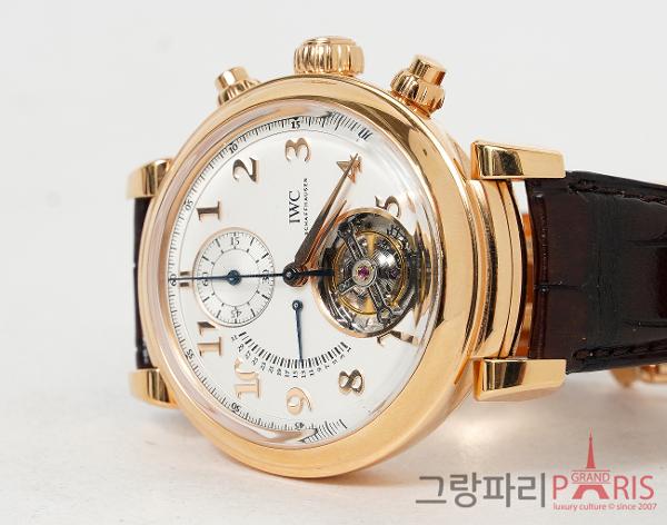 IWC 다빈치 뚜르비옹 레트로그레이드 크로노그래프 44mm 레드골드 IW393101