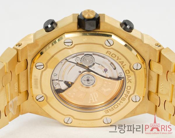 오데마피게 로얄오크 오프쇼어 크로노그래프 42mm 옐로우골드 26470BA