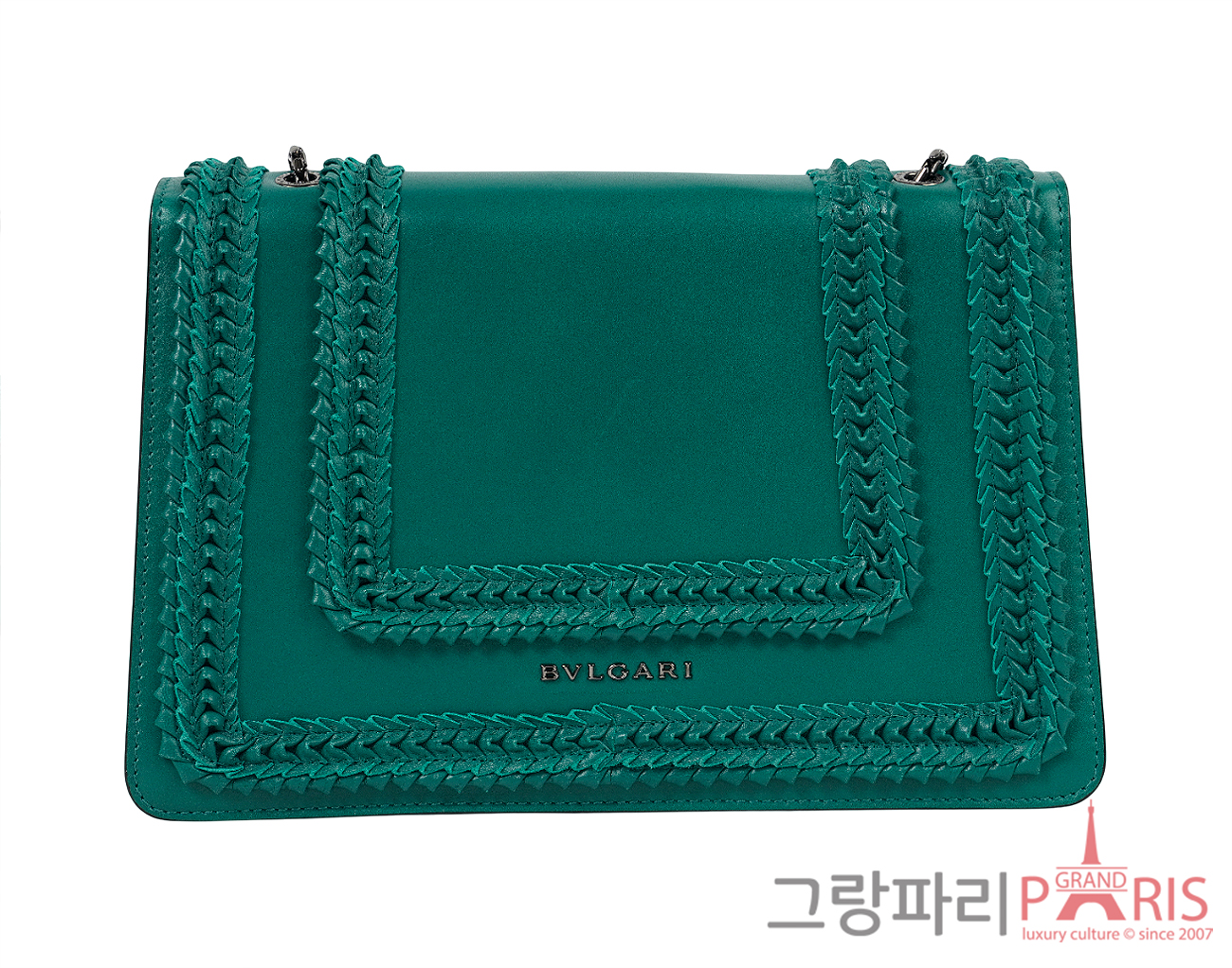 불가리 세르펜티 포에버 숄더백 그린