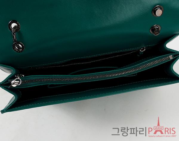 불가리 세르펜티 포에버 숄더백 그린