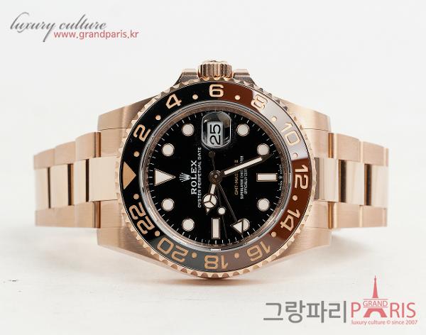 로렉스 GMT 마스터 II 40mm 로즈골드 126715CHNR