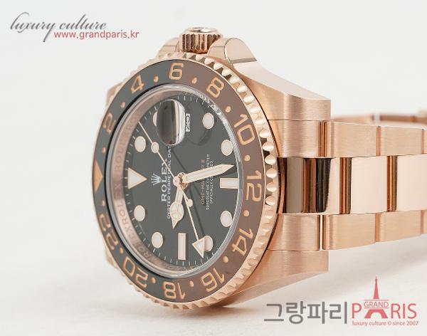 로렉스 GMT 마스터 II 40mm 로즈골드 126715CHNR