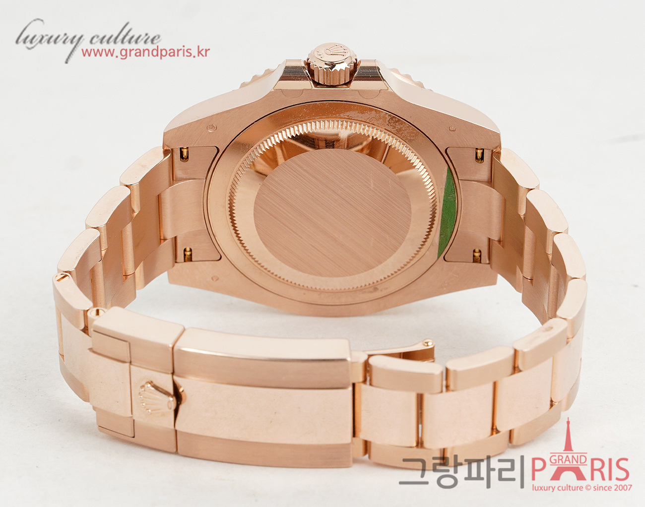 로렉스 GMT 마스터 II 40mm 로즈골드 126715CHNR