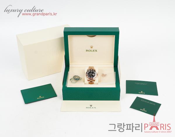 로렉스 GMT 마스터 II 40mm 로즈골드 126715CHNR