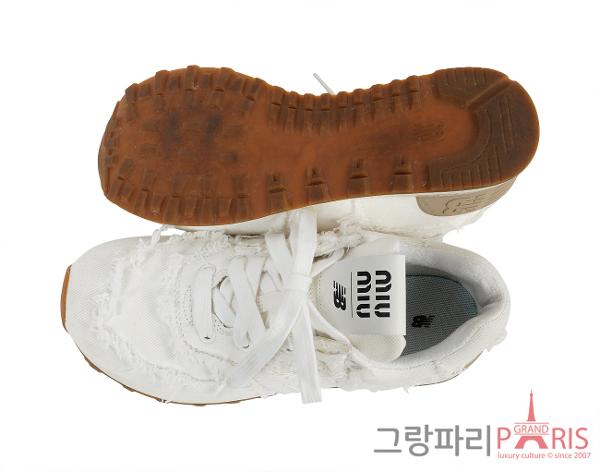 미우미우 X 뉴발란스 574 데님 화이트 37