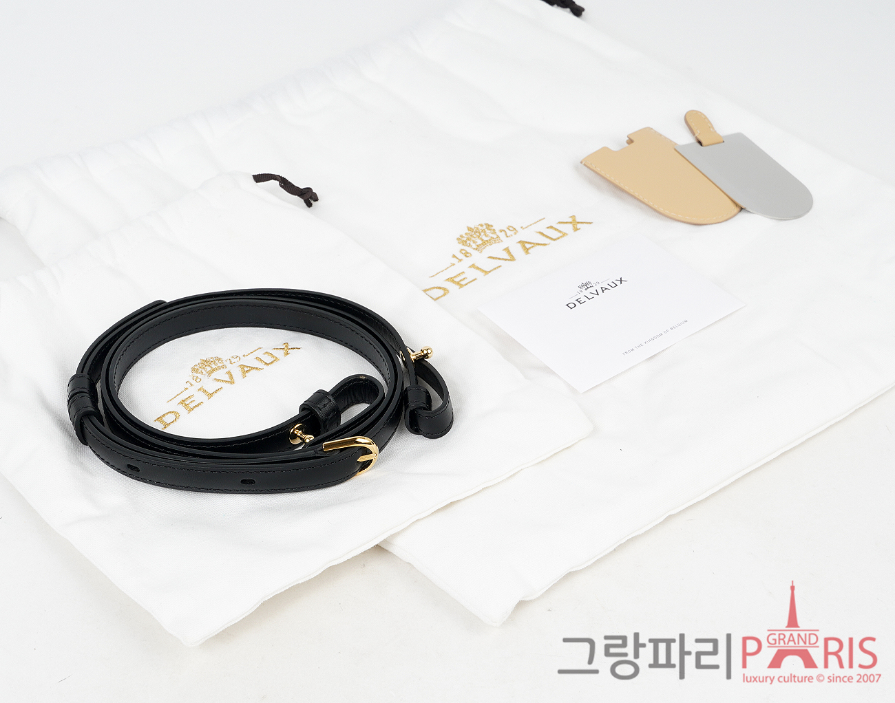 델보 브리앙 미니 복스 블랙 금장