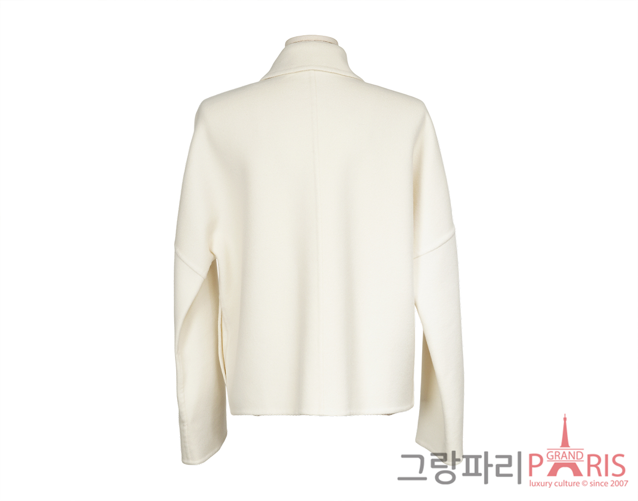 에르메스 캐시미어 재킷 블랑 내추럴 36