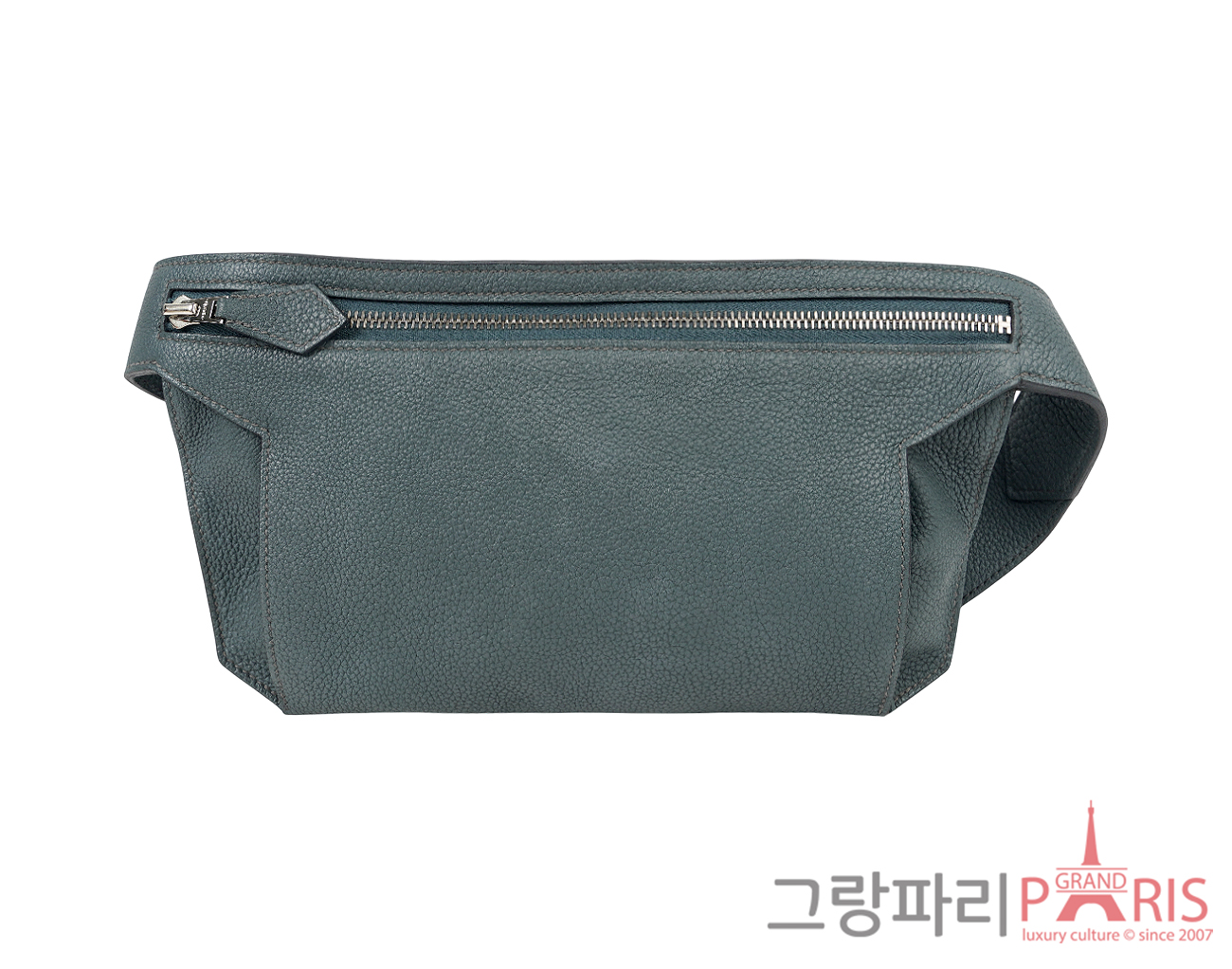 에르메스 울트라플라 크로스 벨트백 블루 오라주 은장 Z