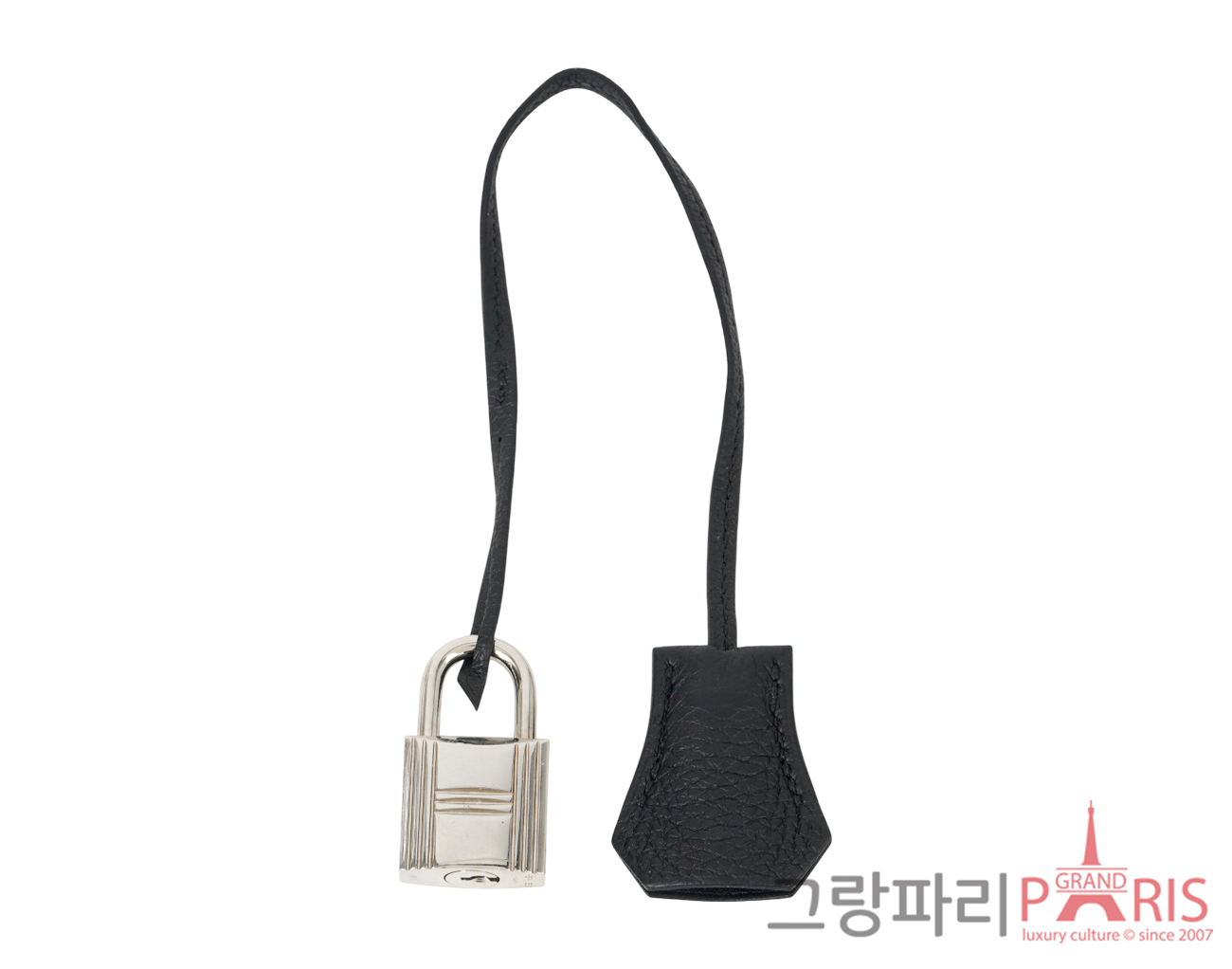 에르메스 핵 아도 PM 락 키 블랙 은장