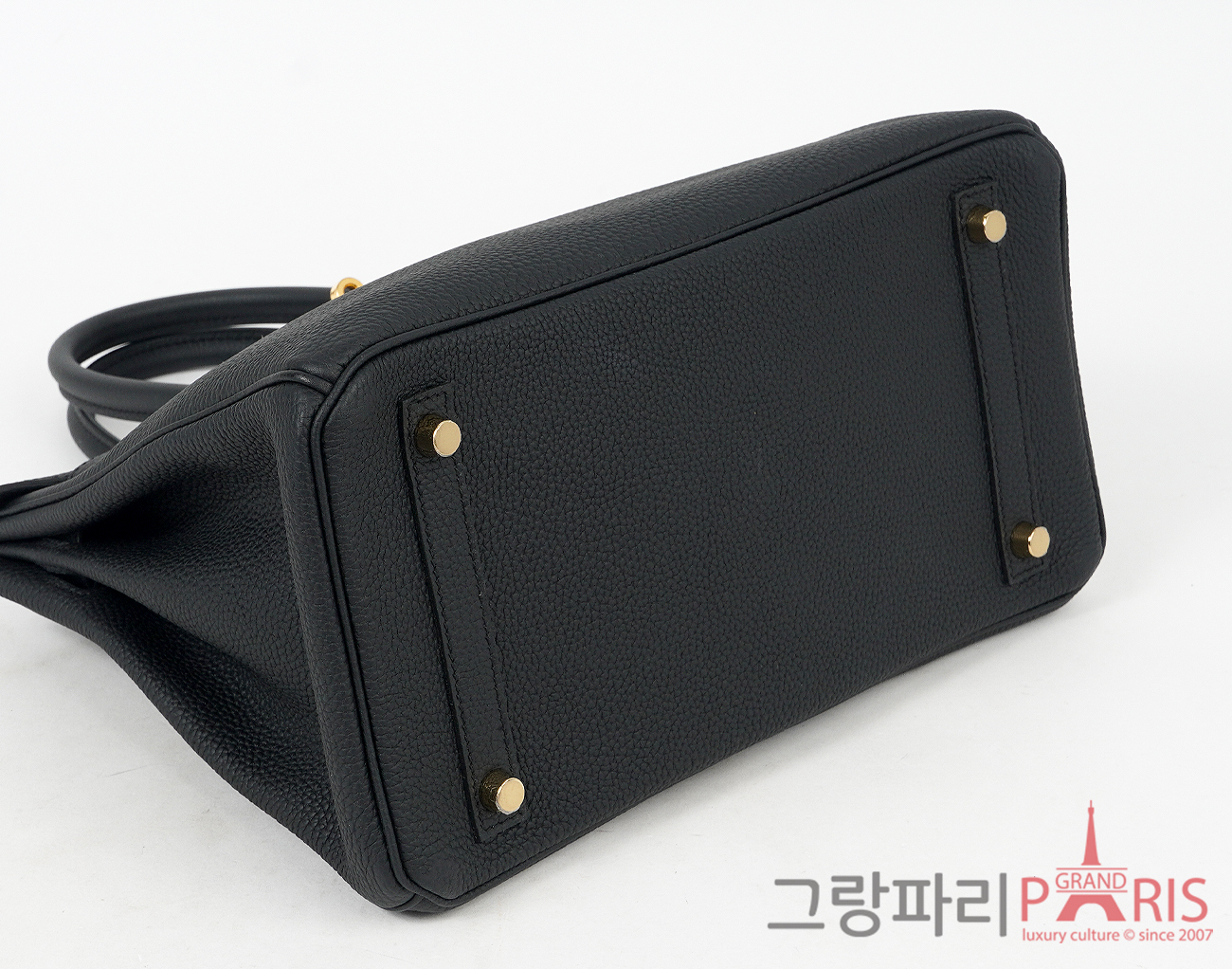 에르메스 벌킨 30 블랙 금장 W