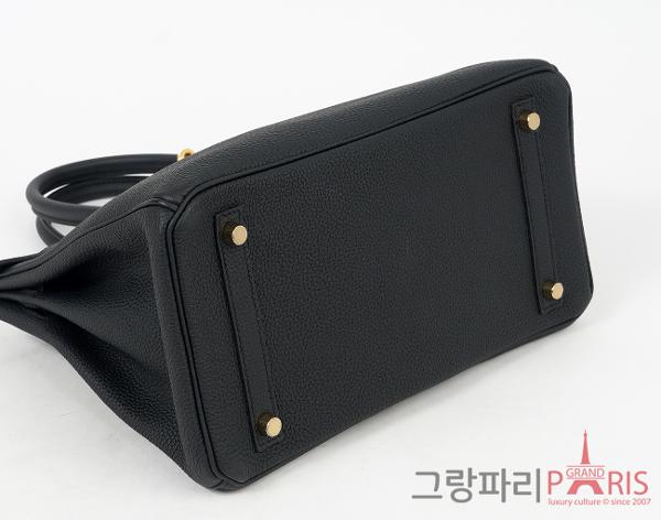에르메스 벌킨 30 블랙 금장 W