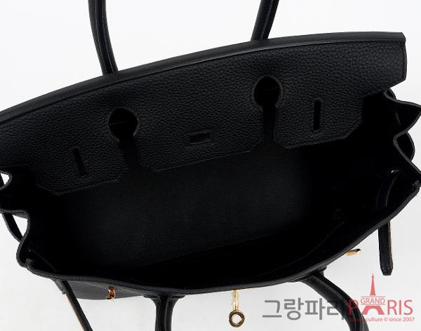 에르메스 벌킨 30 블랙 금장 W