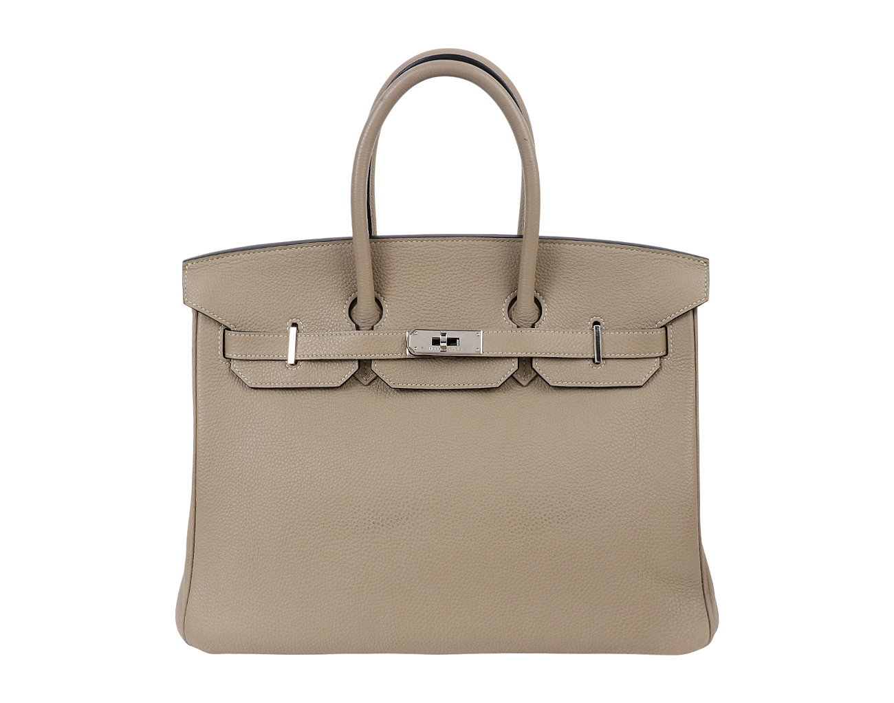 에르메스 벌킨 35 그리스 아스팔트 은장 O