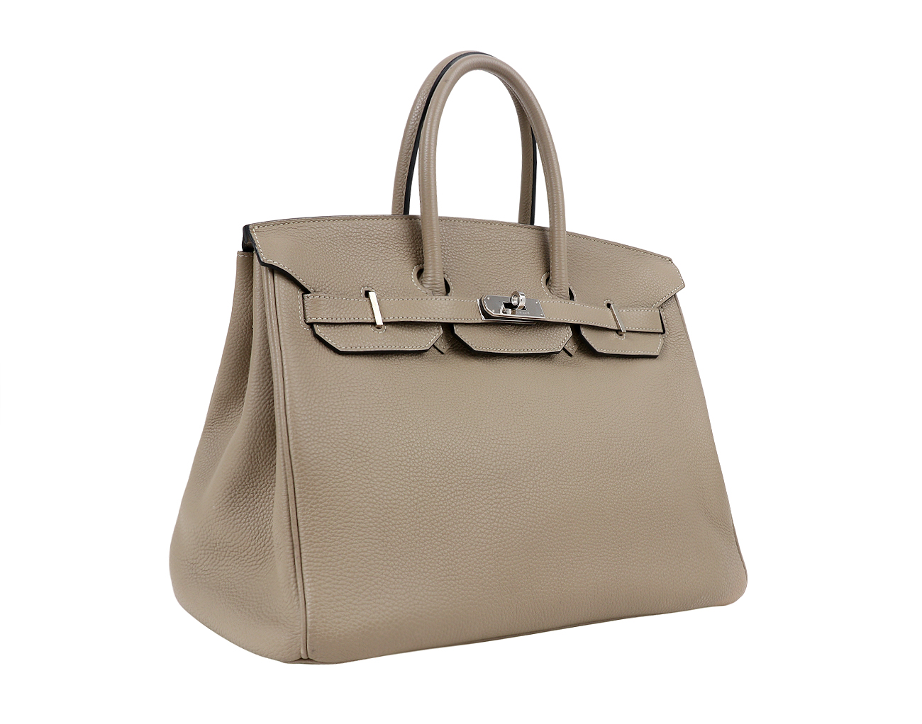 에르메스 벌킨 35 그리스 아스팔트 은장 O