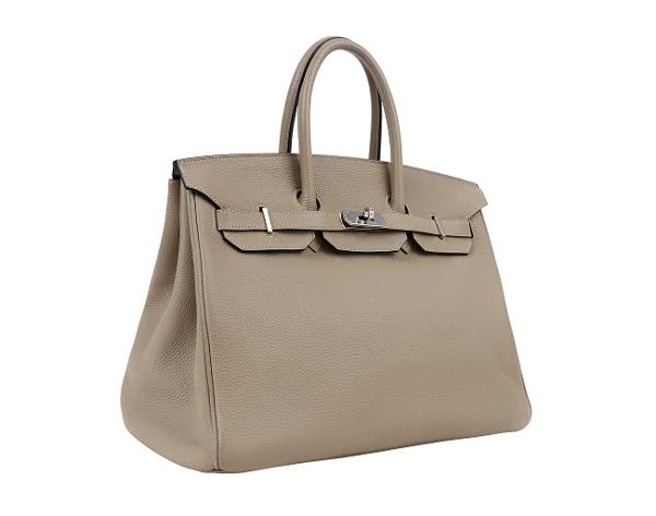 에르메스 벌킨 35 그리스 아스팔트 은장 O