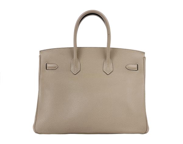 에르메스 벌킨 35 그리스 아스팔트 은장 O