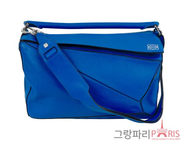 로에베 퍼즐백 라지 블루