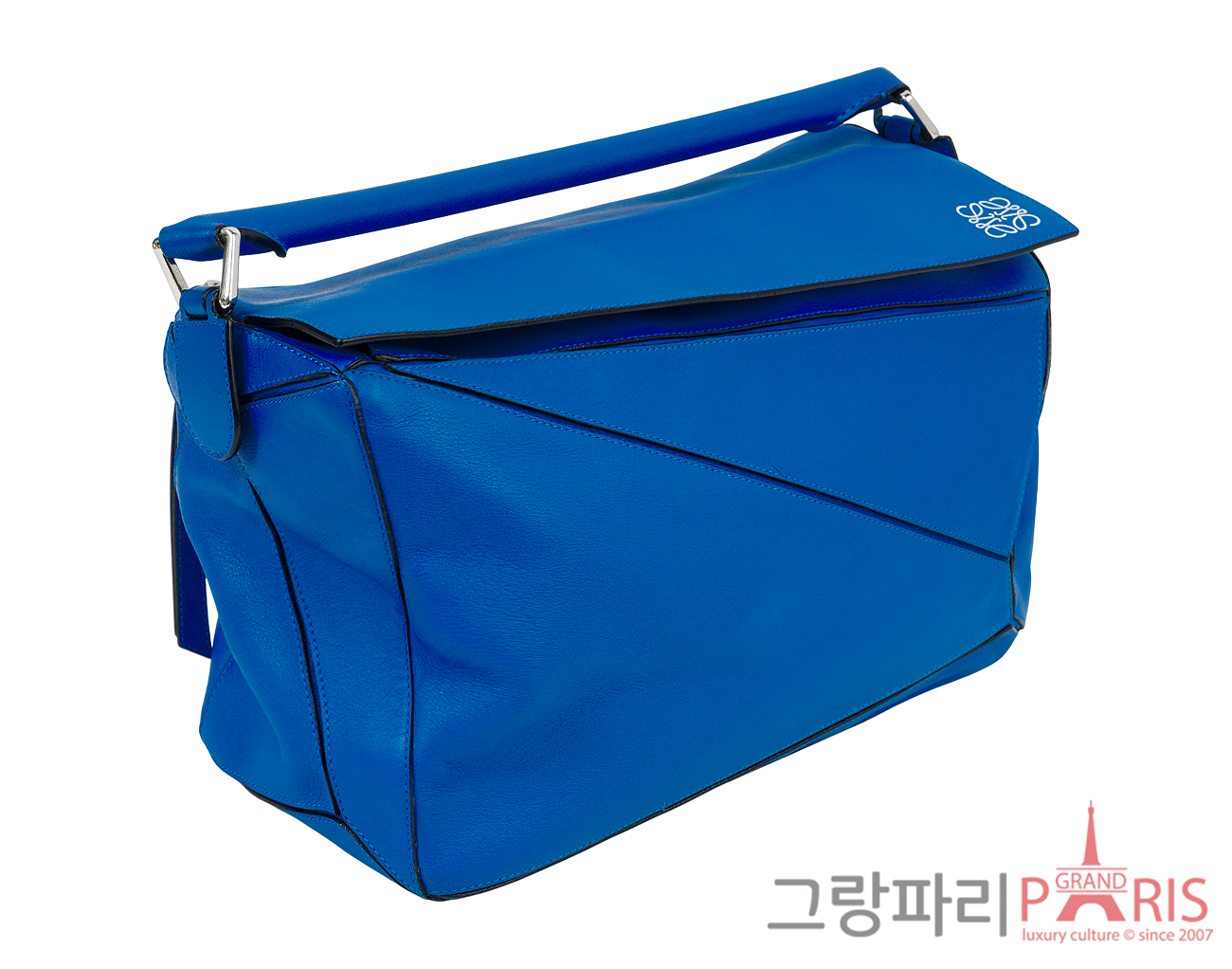 로에베 퍼즐백 라지 블루