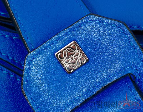 로에베 퍼즐백 라지 블루