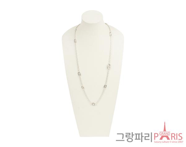 에르메스 파랑돌 롱 네크리스 120 실버