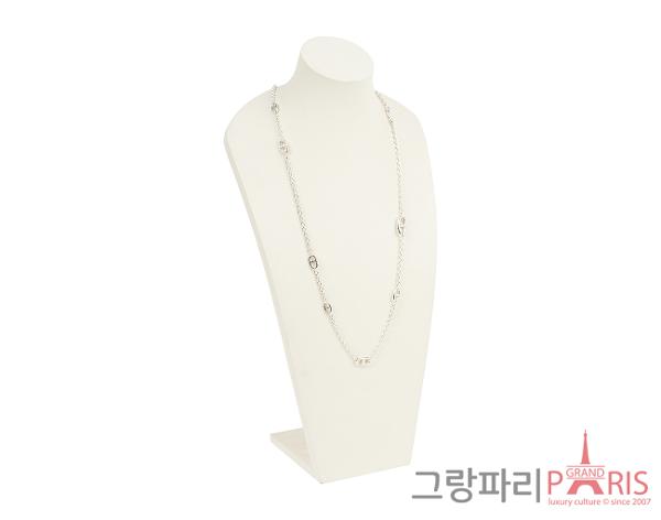 에르메스 파랑돌 롱 네크리스 120 실버