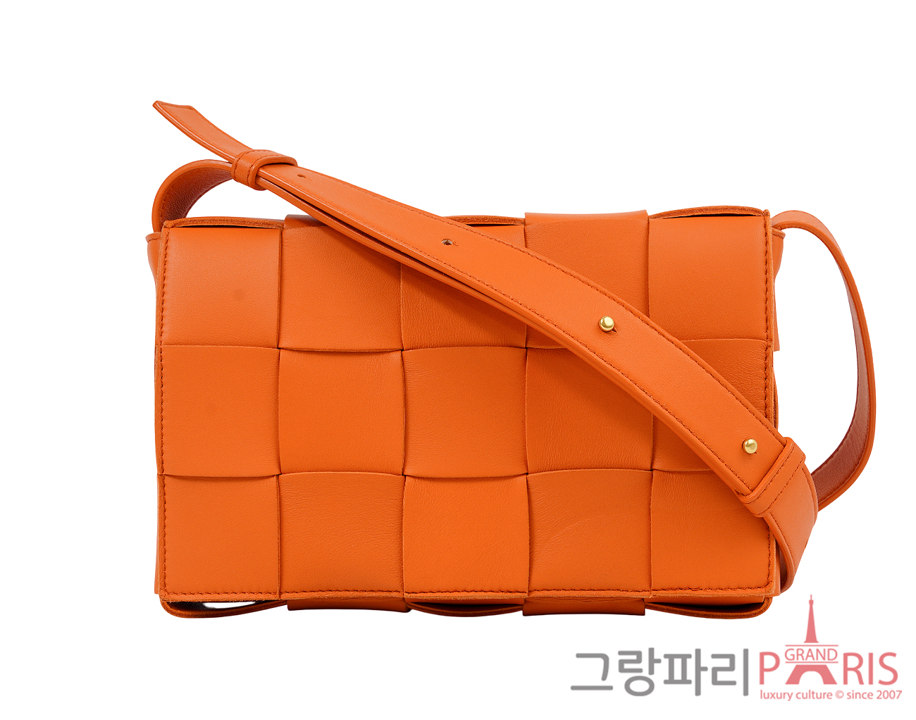 보테가 베네타 카세트백 오렌지