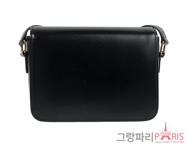 셀린느 트리옹프 백 틴 블랙 금장