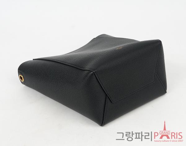 셀린느 상글 버킷백 스몰 블랙